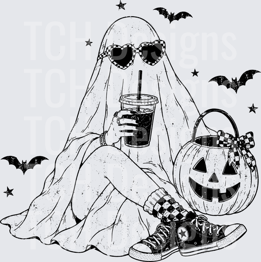 GHOST HALLOWEEN COFFEE