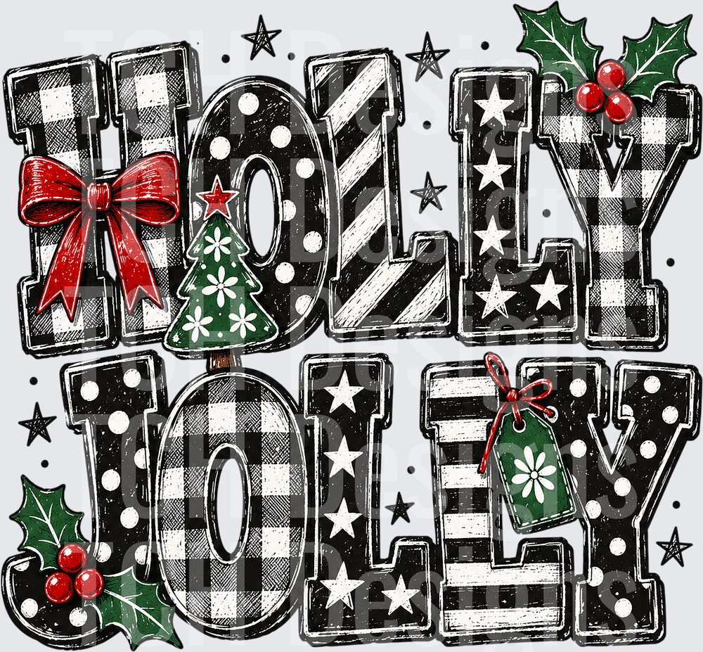 Holly Jolly Plaid Christmas