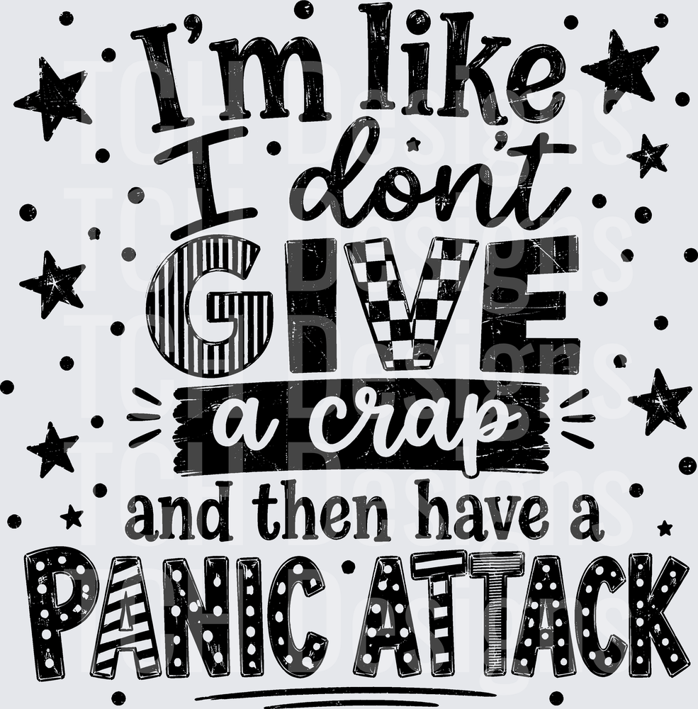 IM LIKE I DONT GIVE A CRAP