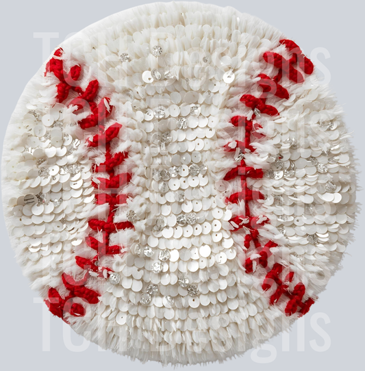 BASEBALL FAUX YARN