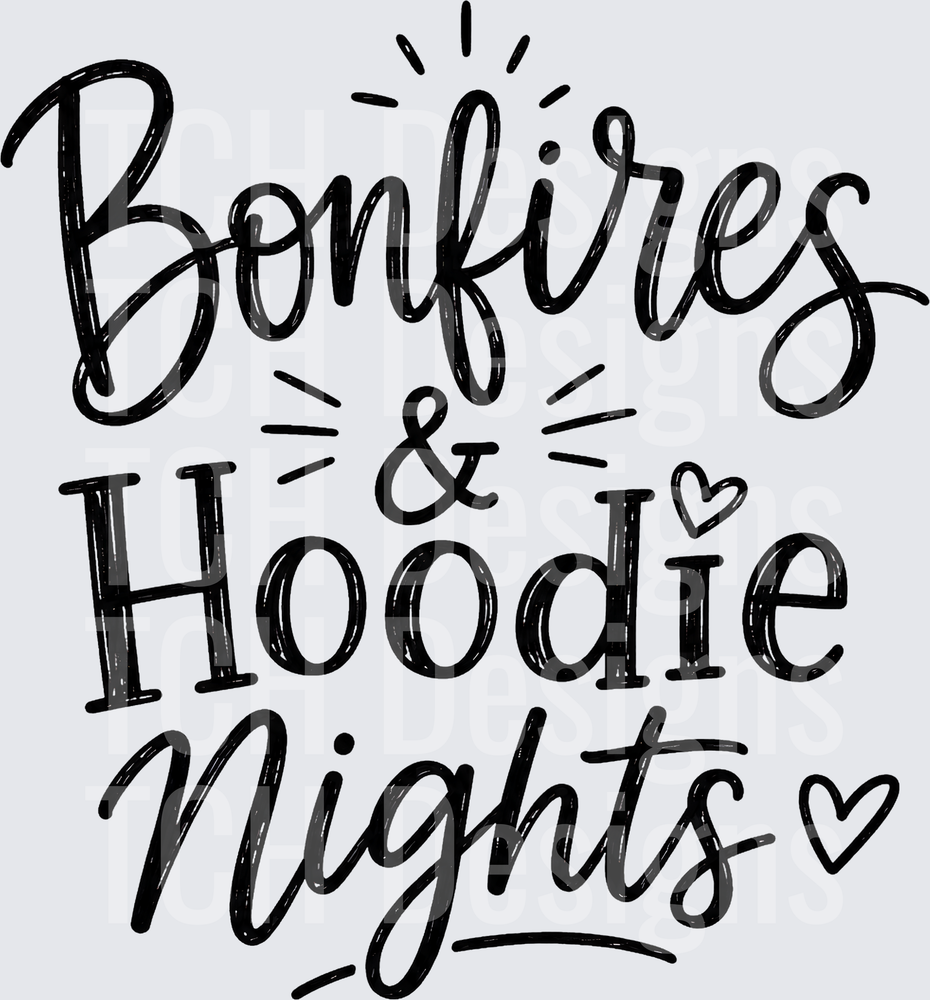 bonfires & hoodie nights- CSG Designs