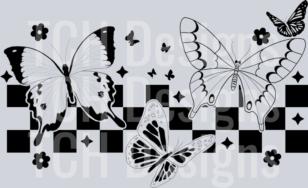 CHECKERED BUTTERFLY