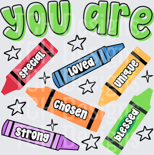 YOU ARE CRAYONS