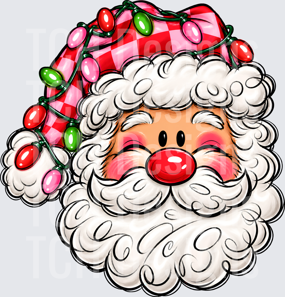 SANTA FACE DOODLE