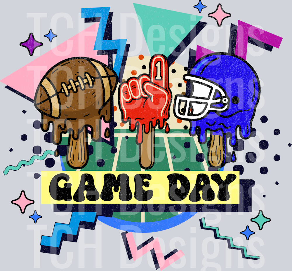 Retro Game Day ROYAL BLUE