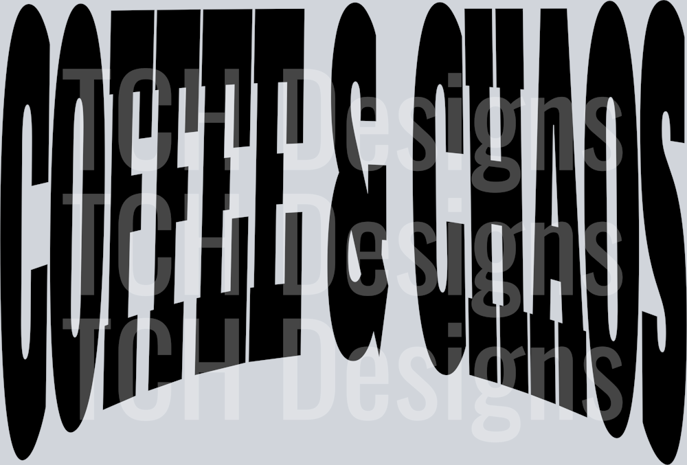 COFFEE AND CHAOS BLACK FONT