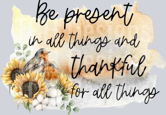 be present