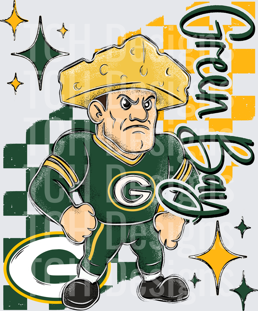 GB Packers checkered