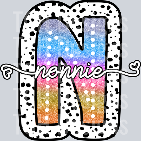 NONNIE-TIE DYE DOTTIE NAMES