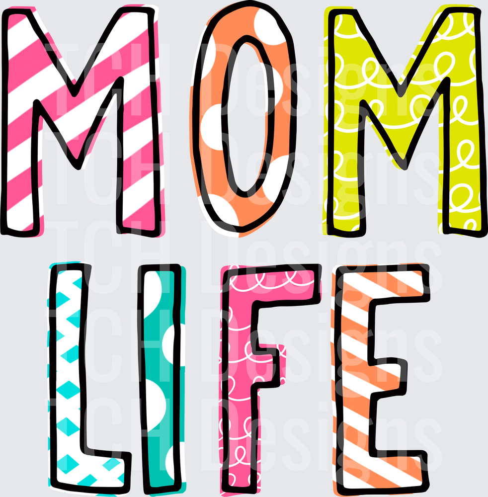 MOM LIFE COLORFUL