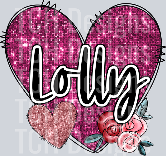 VALENTINES NAMES- LOLLY