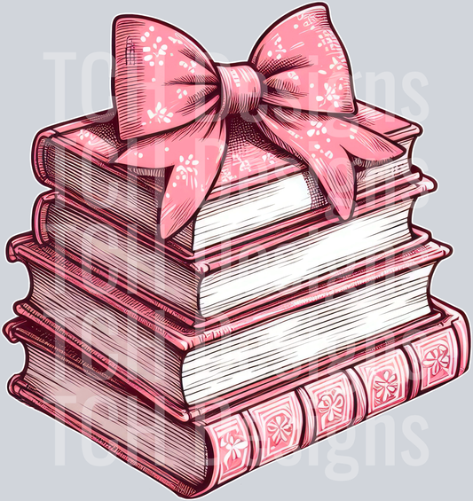 Coquette book stack
