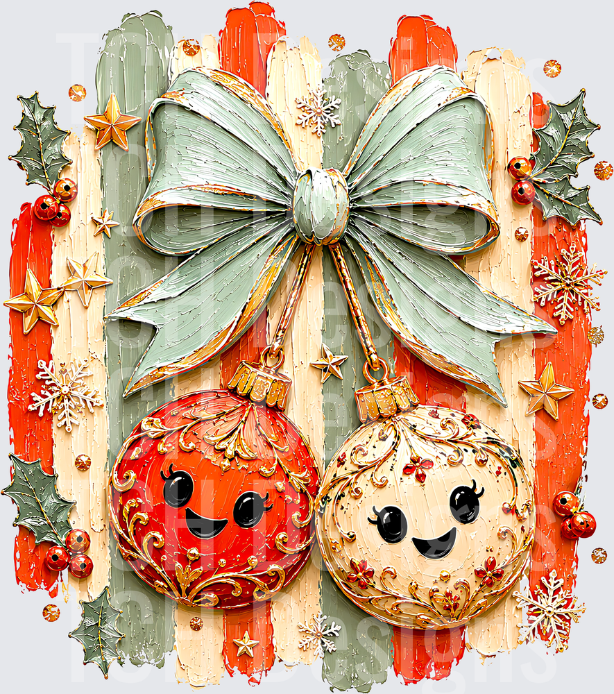 Striped Ornament