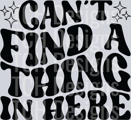 4-CanΓÇÖt find a thing in here