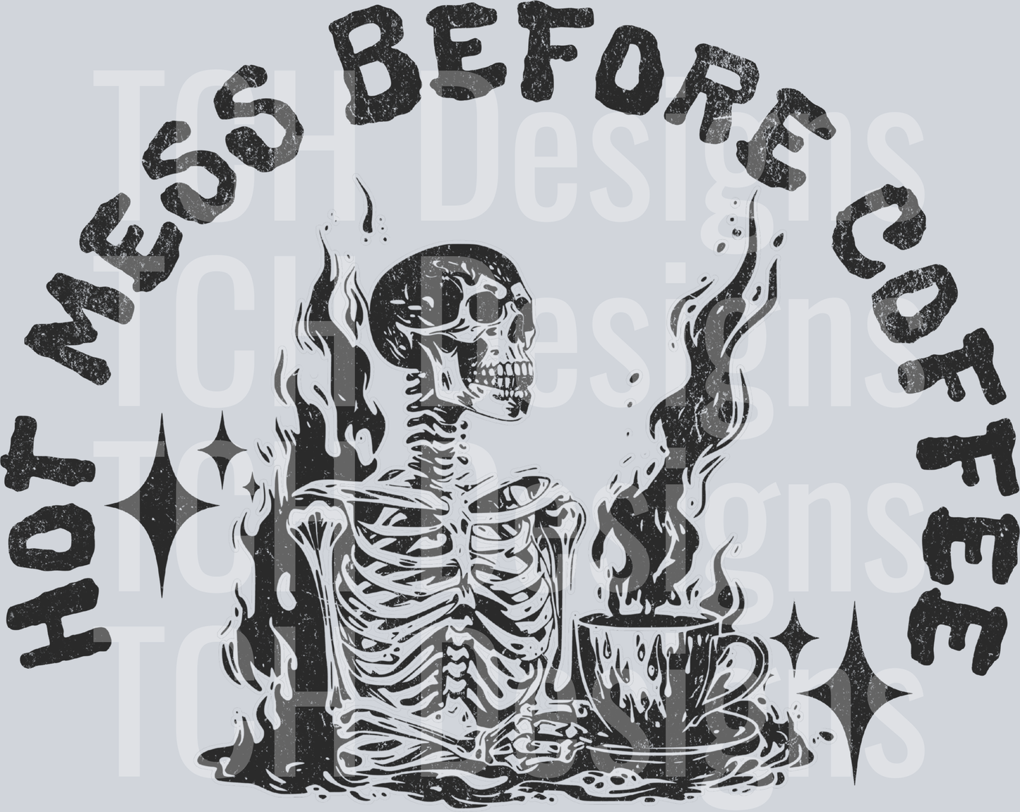 hot mess before coffee pocket HWDS