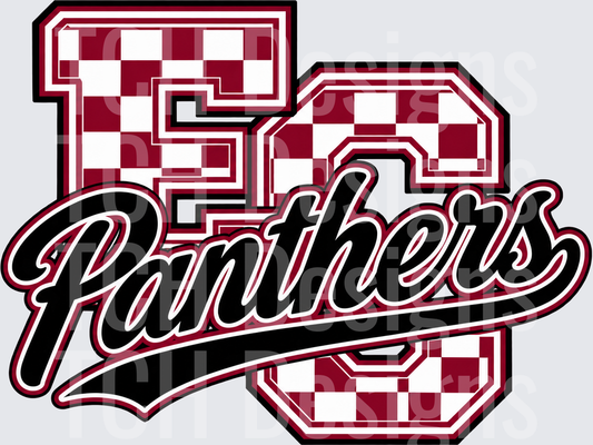 Checkered Elmore County Panthers