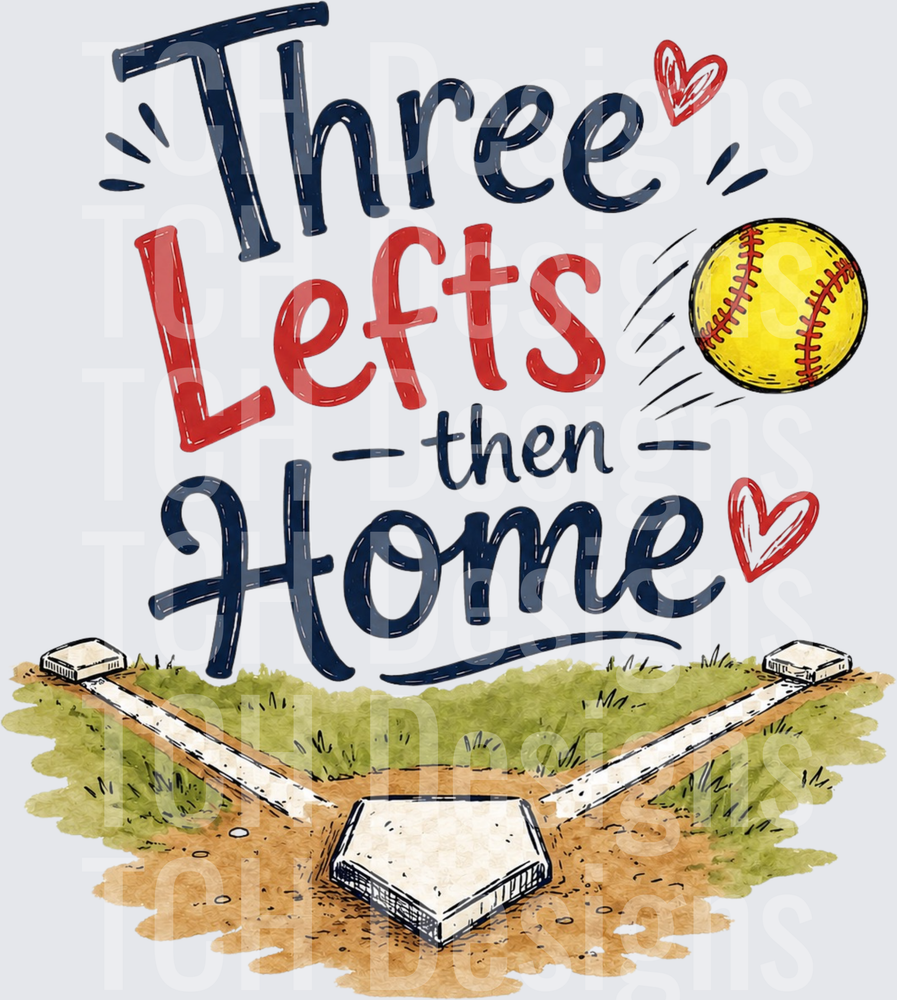 softball- three lefts then home - csg designs