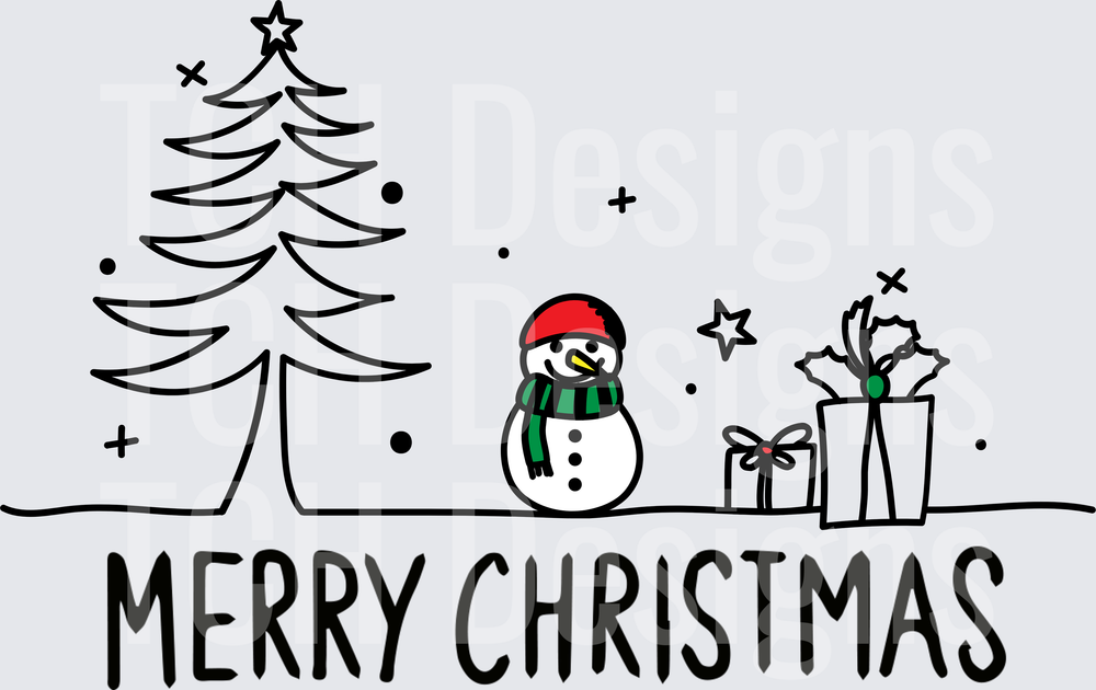 Merry Christmas Doodle