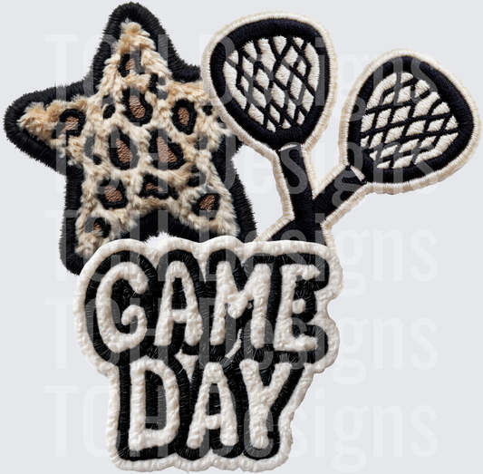 FAUX YARN GAME DAY LACROSSE