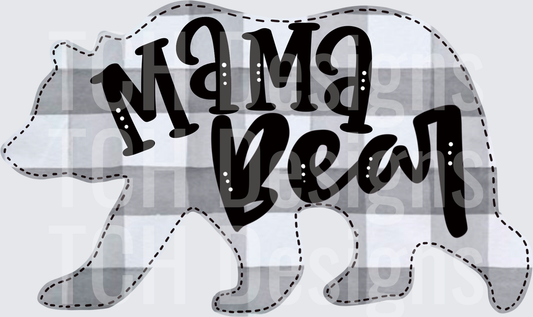 MAMA BEAR PLAID