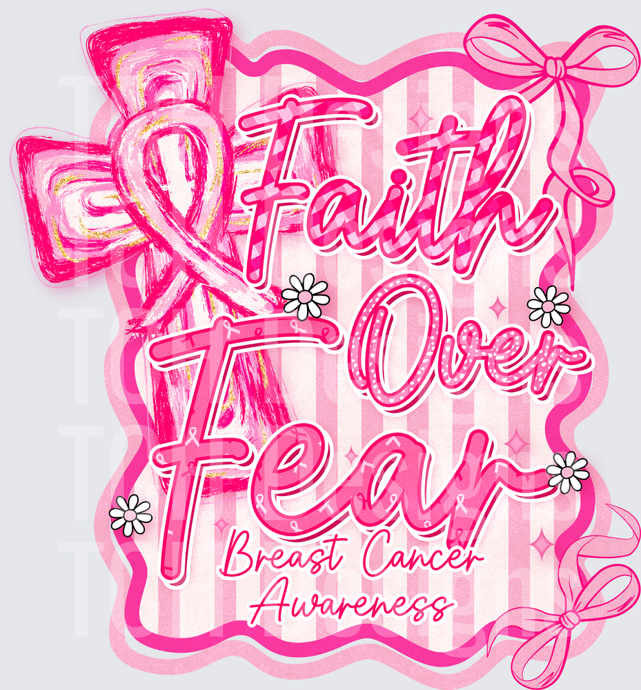 Faith Over Fear Pink