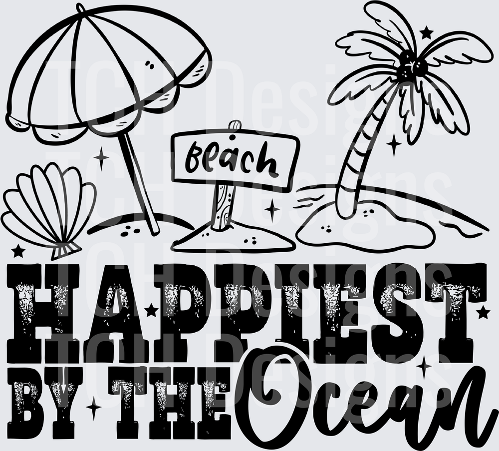 HAPPIEST BY THE OCEAN