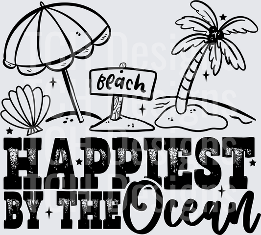 HAPPIEST BY THE OCEAN
