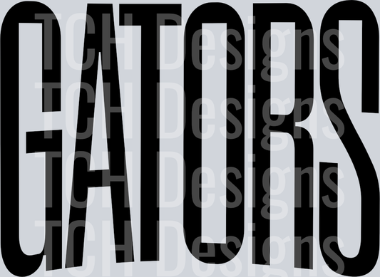 GATORS OVERSIZED BLACK