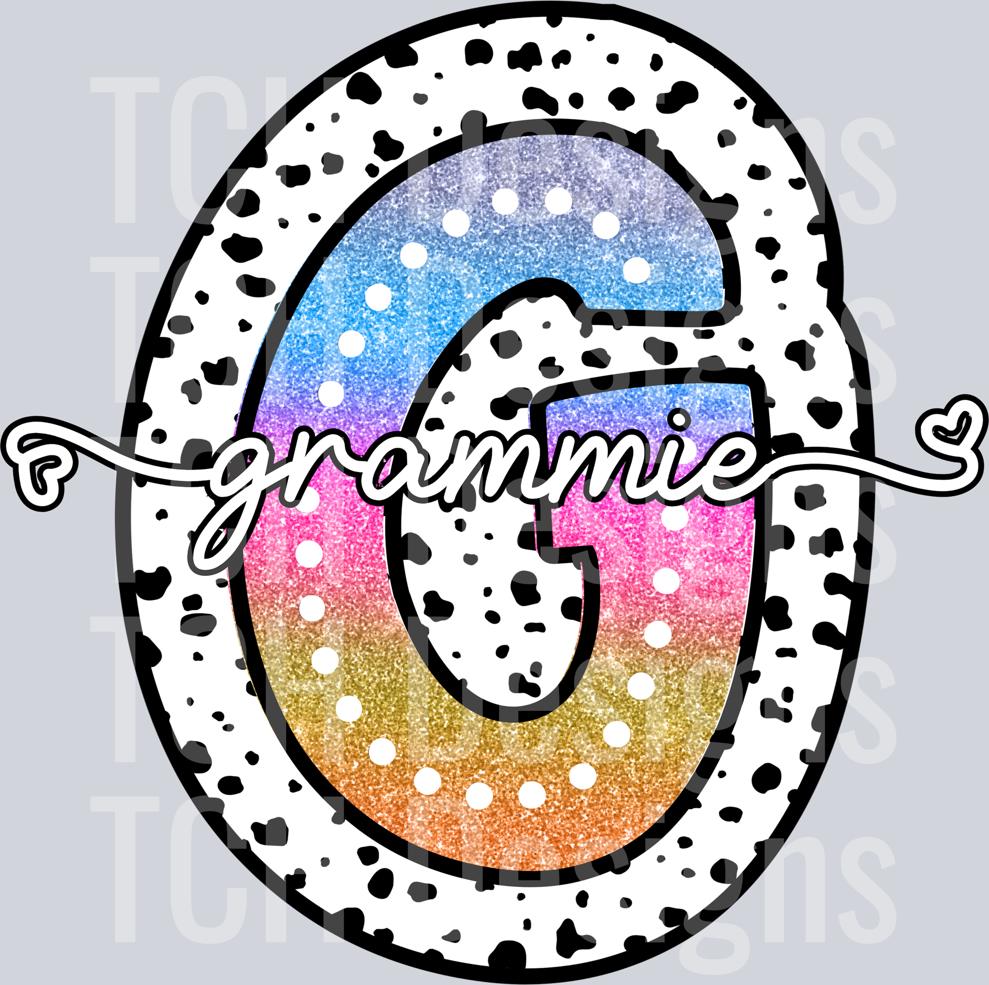 GRAMMIE-TIE DYE DOTTIE NAMES