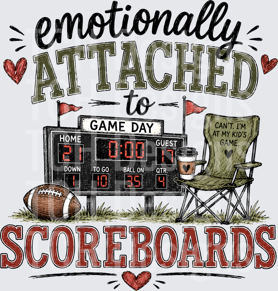 football- emotionally attached to scoreboards CSG designs