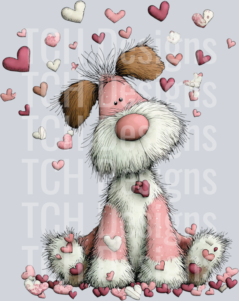 Whimsical Valentine Bunny Clipart (6)