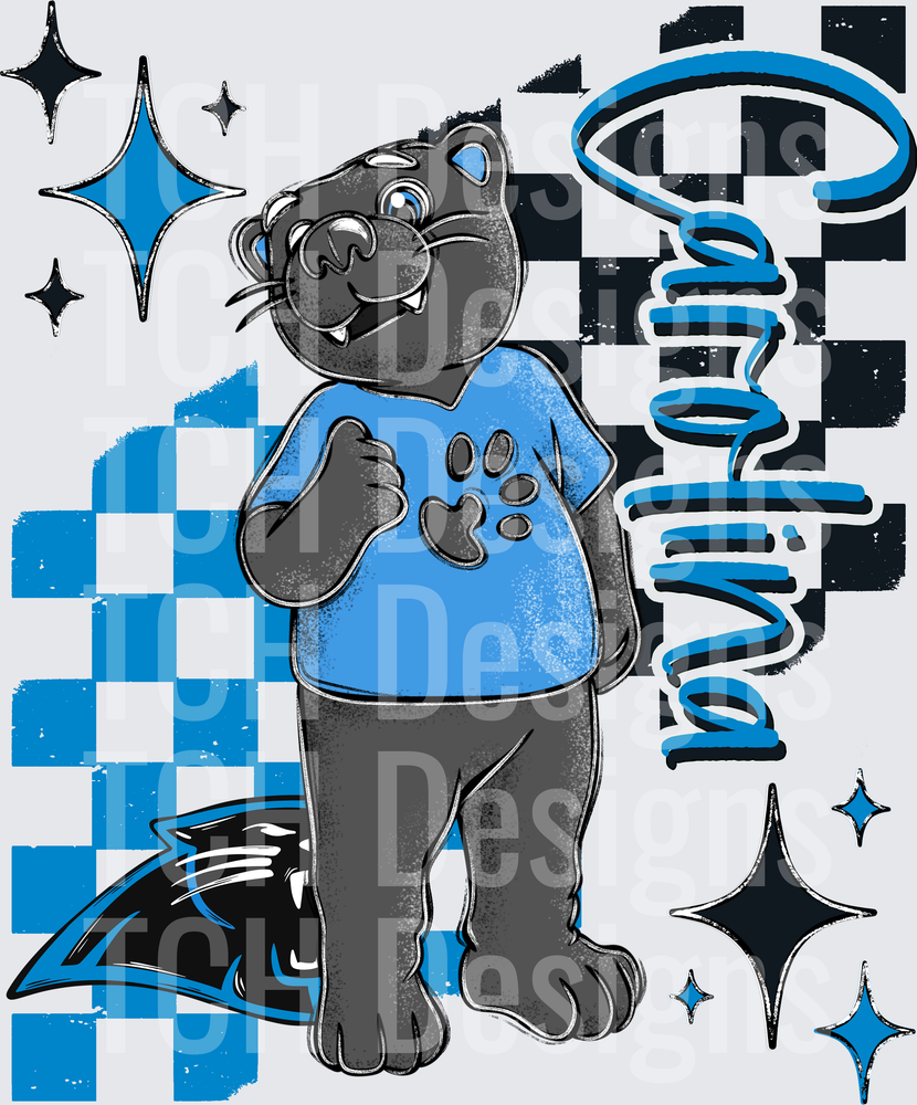 C Panthers checkered