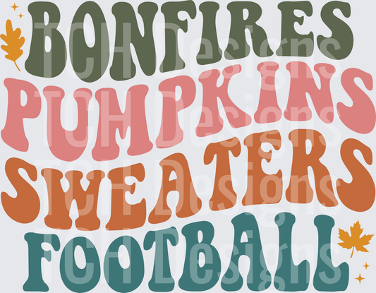Bonfires, Pumpkins, Sweaters, Football
