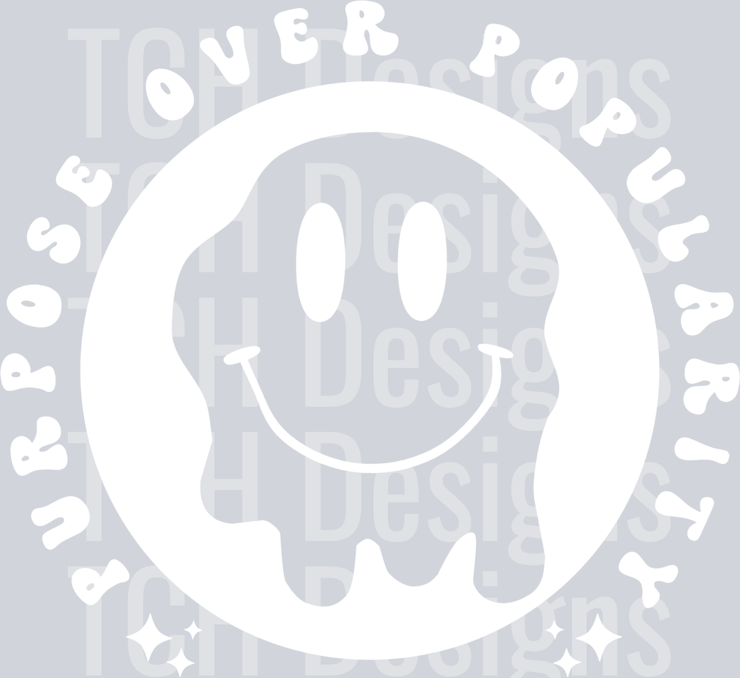 PURPOSE OVER POPULARITY POCKET HWDS WHITE