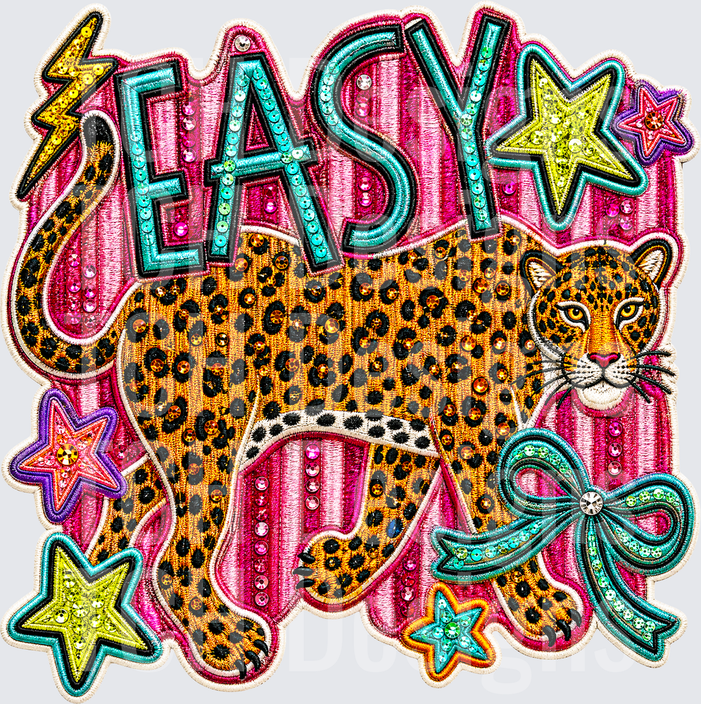 Easy tiger faux emb hwds