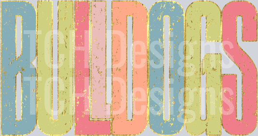Bulldogs_Colorful_Distressed_Metallic_Gold