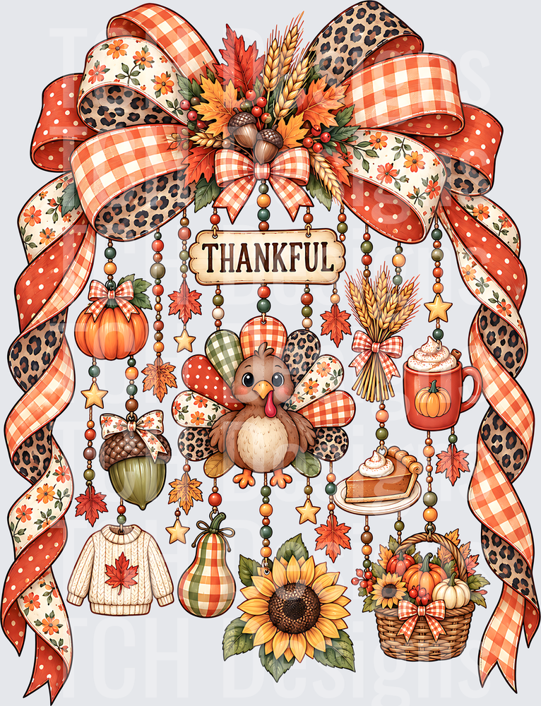 Thankful Turkey Ribbon