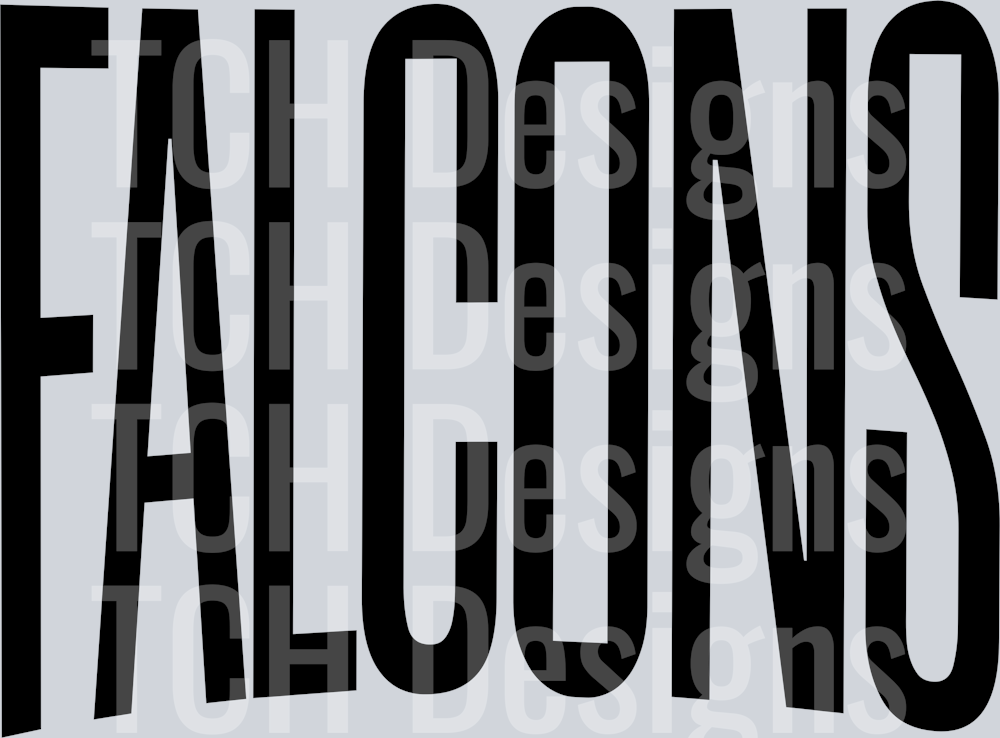 FALCONS OVERSIZED BLACK