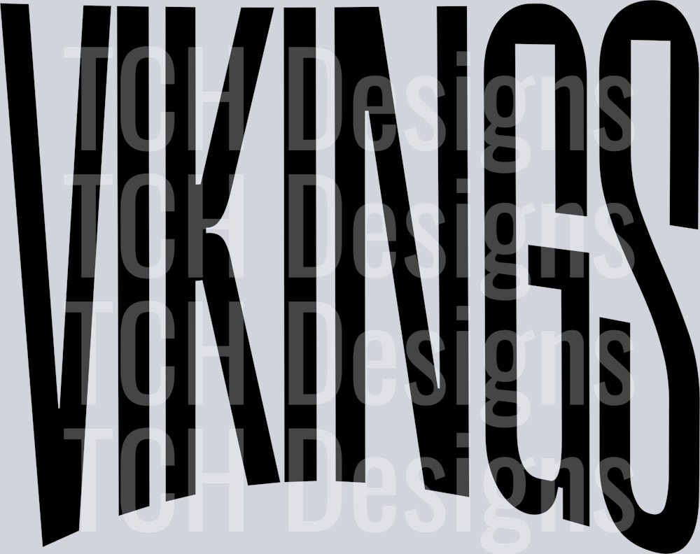 VIKINGS OVERSIZED BLACK