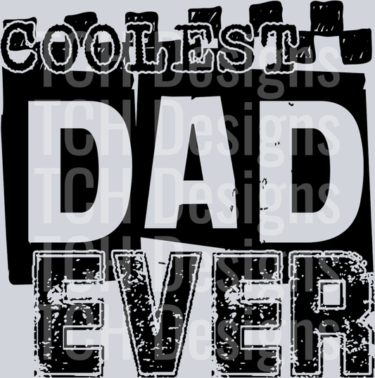 COOLEST DAD BLK