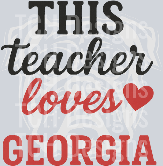 this teacher loves georgia