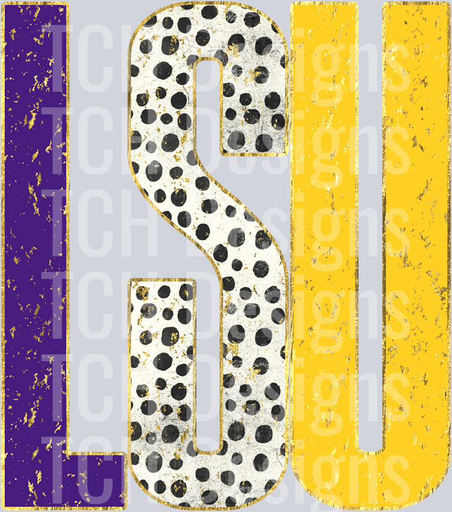 LSU_Distressed_Metallic_Gold_Dotty