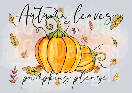 autmn leaves pumpkins please2
