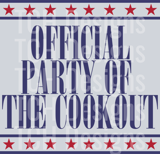 OFFICIAL PARTY OF THE COOKOUT