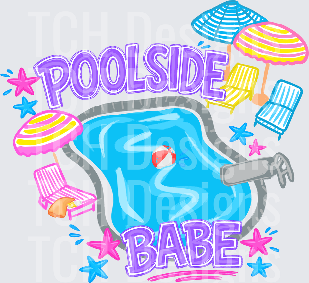 Poolside babe