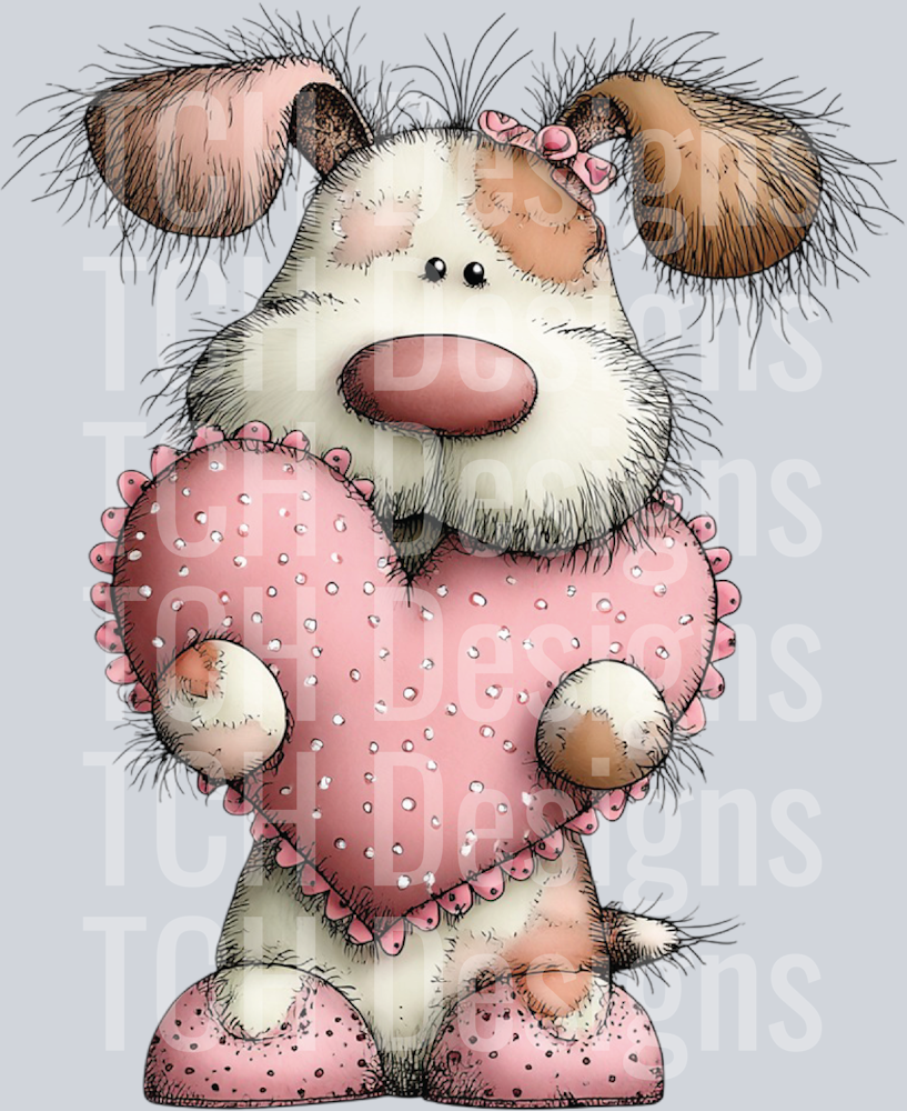 Whimsical Valentine Bunny Clipart (14)