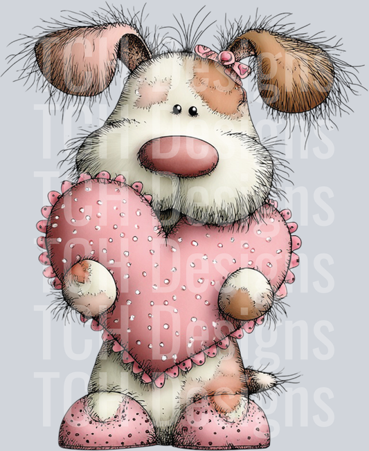 Whimsical Valentine Bunny Clipart (14)