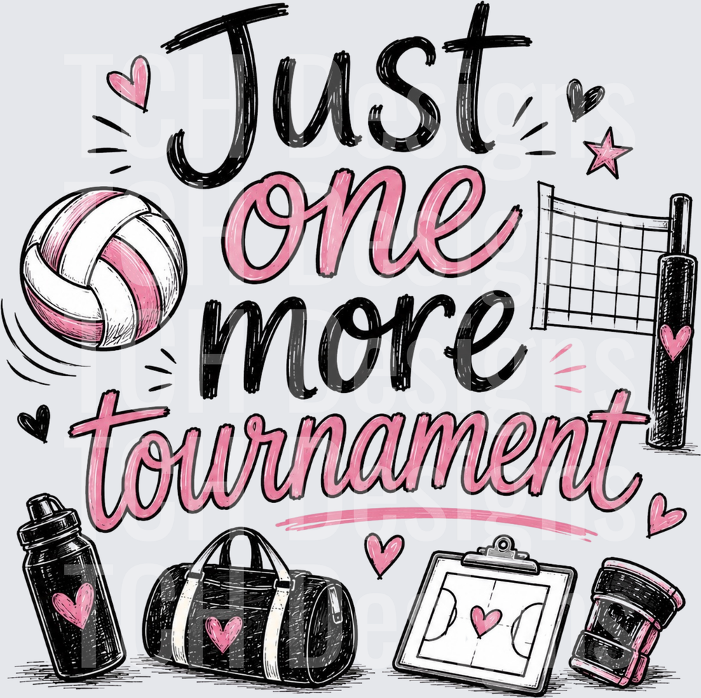 Volleyball- Just one more tournament- CSG Desgins