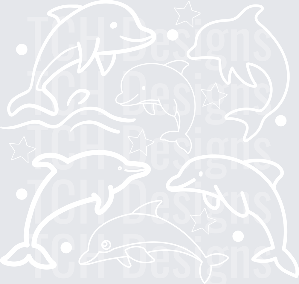 DOLPHIN COLLAGE