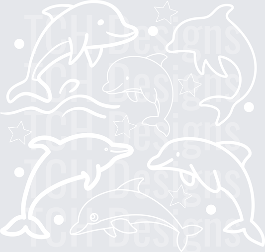 DOLPHIN COLLAGE